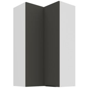 Kuchynská skrinka Aria-Gr/Wh Anti Fingerprint 60×60 Gn-108 2f (90°)