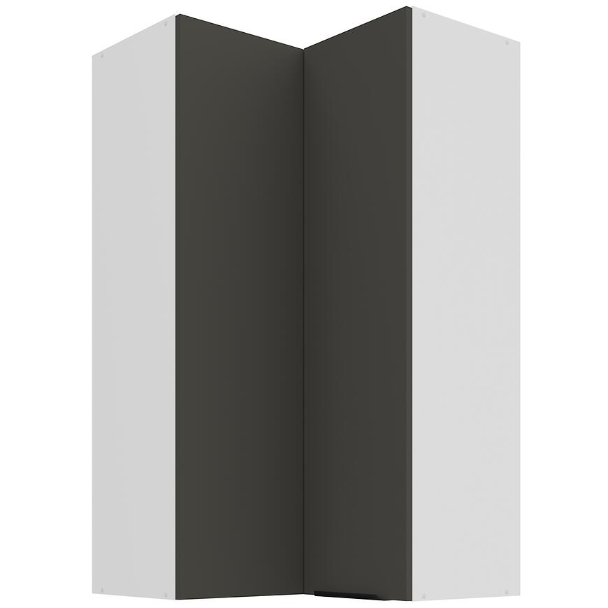 Kuchynská skrinka Aria-Gr/Wh Anti Fingerprint 60x60 Gn-108 2f (90°)