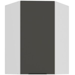 Kuchynská skrinka Aria-GR/WH anti fingerprint 60X60 GN-90 1F (45°)