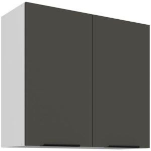 Kuchynská skrinka Aria-Gr/Wh Anti Fingerprint 80g-72 2f