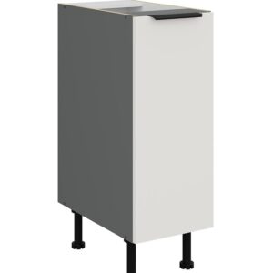 Kuchynská skrinka Aria-Wh/Ant Anti Fingerprint 30d Cargo Bb