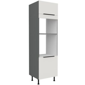 Kuchynská skrinka Aria-Wh/Ant Anti Fingerprint 60dpm-215 2f