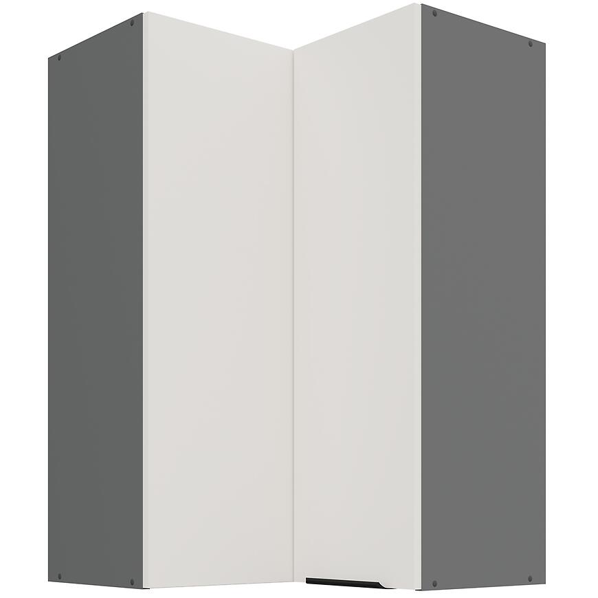 Kuchynská skrinka Aria-WH/ANT anti fingerprint 60X60 GN-90 2F (90°)