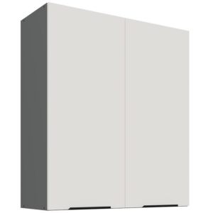 Kuchynská skrinka Aria-WH/ANT anti fingerprint 80G-90 2F
