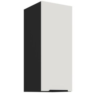 Kuchynská skrinka Aria-Wh/Bl Anti Fingerprint 30g-72 1f