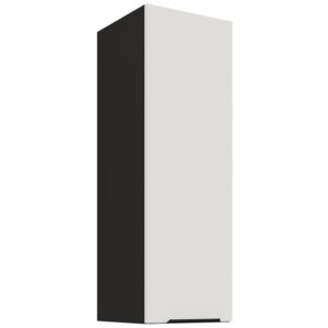 Kuchynská skrinka Aria-WH/BL anti fingerprint 30G-90 1F