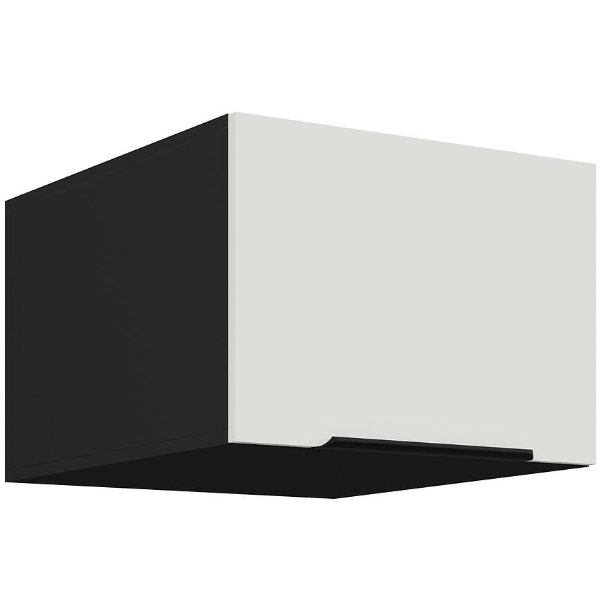 Kuchynská skrinka Aria-Wh/Bl Anti Fingerprint 50 Nagu-36 1f