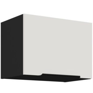 Kuchynská skrinka Aria-Wh/Bl Anti Fingerprint 50gu-36 1f