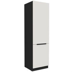 Kuchynská skrinka Aria-Wh/Bl Anti Fingerprint 60lo-210 2f