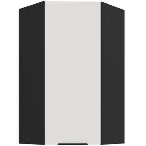 Kuchynská skrinka Aria-Wh/Bl Anti Fingerprint 60×60 Gn-108 1f (45°)