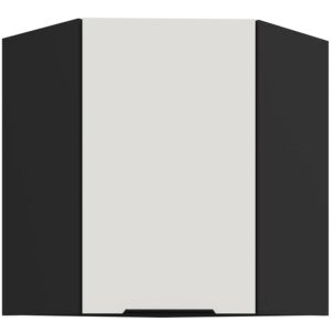 Kuchynská skrinka Aria-Wh/Bl Anti Fingerprint 60×60 Gn-72 1f (45°)
