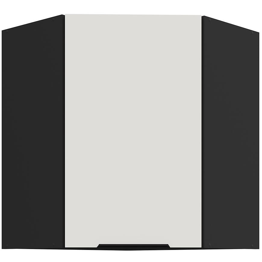 Kuchynská skrinka Aria-Wh/Bl Anti Fingerprint 60x60 Gn-72 1f (45°)