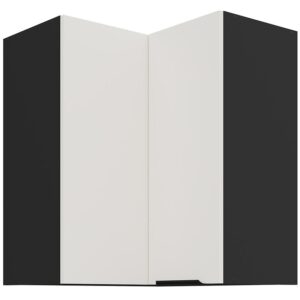 Kuchynská skrinka Aria-Wh/Bl Anti Fingerprint 60×60 Gn-72 2f (90°)