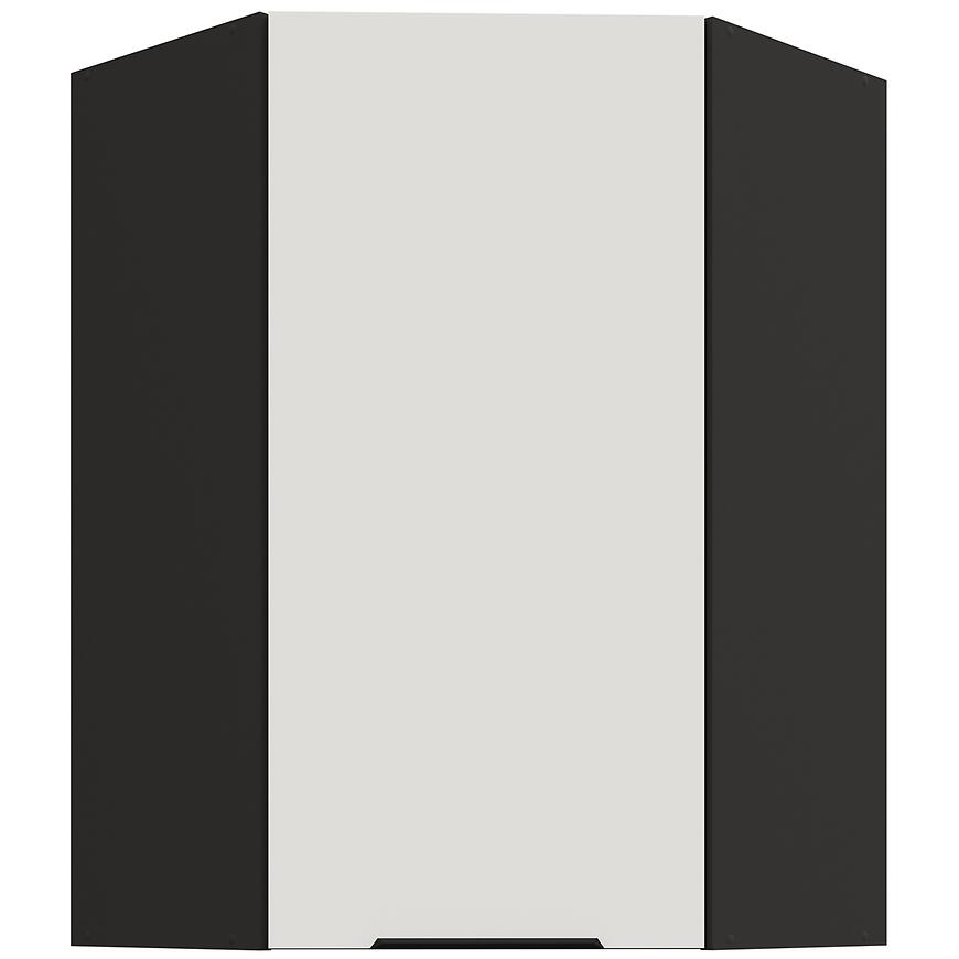 Kuchynská skrinka Aria-WH/BL anti fingerprint 60X60 GN-90 1F (45°)