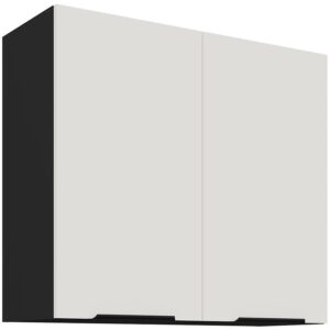 Kuchynská skrinka Aria-Wh/Bl Anti Fingerprint 80g-72 2f