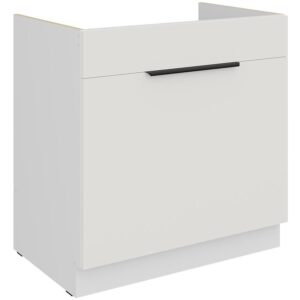Kuchynská skrinka Aria-Wh/Wh Anti Fingerprint 80zl 1s Bb