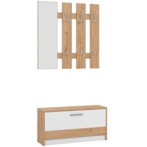 Predsieňový nábytok Rimini Artisan/Biela 11011704