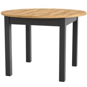 Skladací stôl Indus 02 105/240x105cm dub craft/čierna