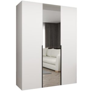 Skriňa Alicante II 150 biela/čierna