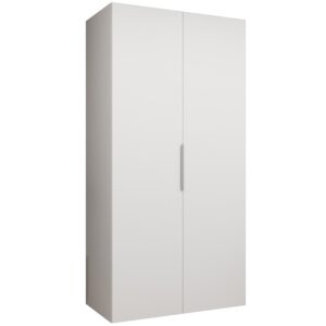 Skriňa Marbella I 100 biela/strieborný