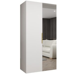 Skriňa Marbella II 100 biela/zlatá