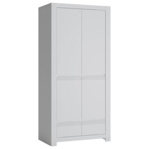 Skriňa Novi NVIS02 2D2S biela alpin/pvc biela supermat