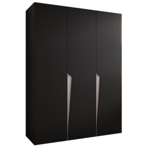 Skriňa Piano 1-150 čierna/kašmír