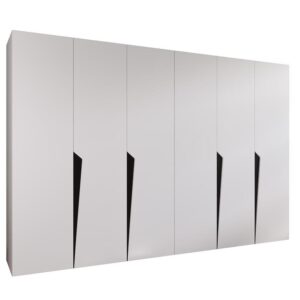 Skriňa Piano 1-300 (2×150) biela/čierna
