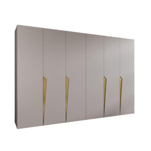 Skriňa Piano 1-300 (2×150) kašmír/zlatá