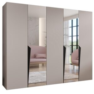 Skriňa Piano 2-250 kašmír/čierna