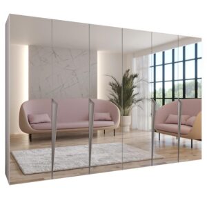 Skriňa Piano 3-300 (2×150) biela/kašmír