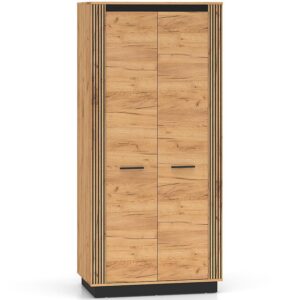 Skriňa Urso 03 dub Craft Zlatý/Čierna