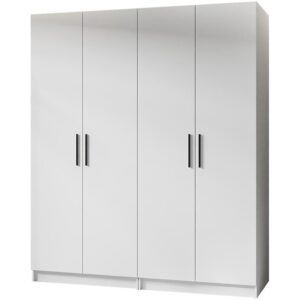 Skriňa X2 Gold 2d Biela/Biela