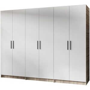 Skriňa X3 Gold 2d Dub Sonoma/Biela