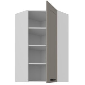 Skrinka do kuchyne Luna claygrey/biely 60×60 GN-108 1F (45°)