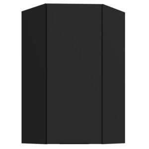 Skrinka do kuchyne Siena matná čierna 60×60 GN-108 1F (45°)