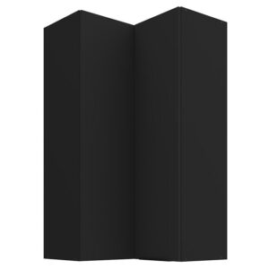 Skrinka do kuchyne Siena matná čierna 60×60 GN-108 2F (90°)