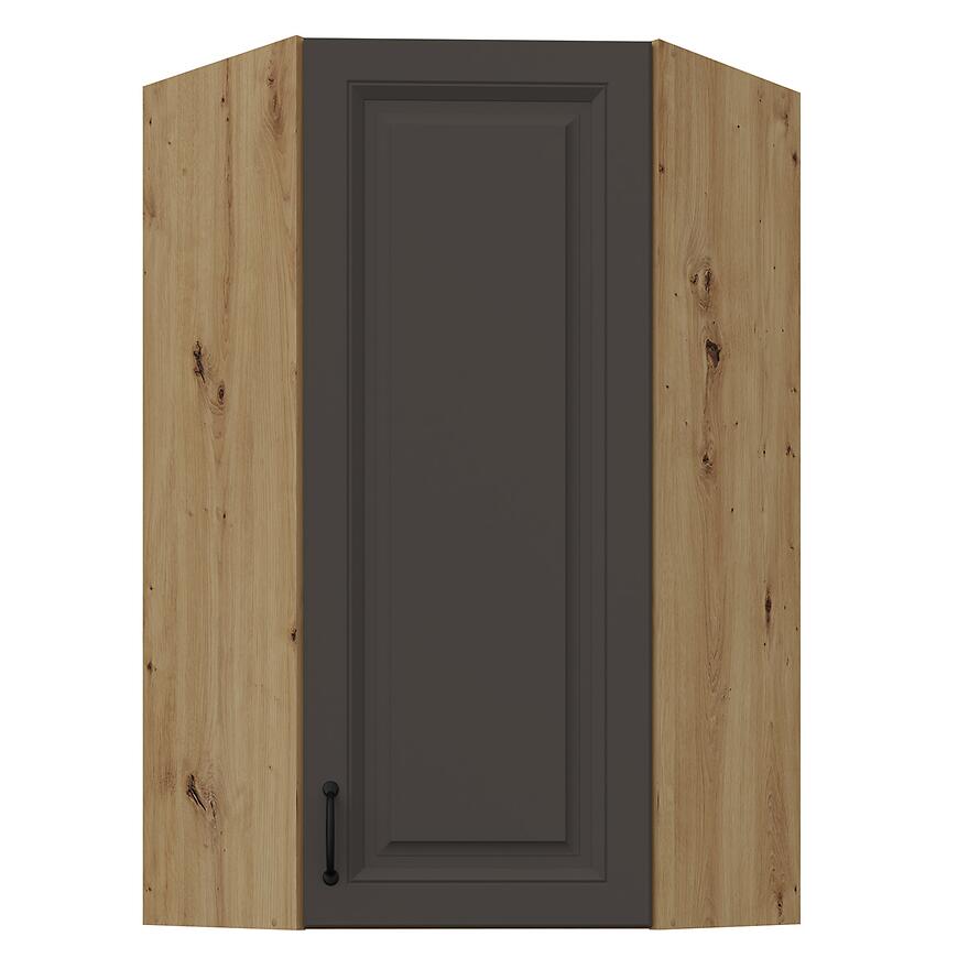 Skrinka do kuchyne Stilo grafit matná/artisan 60x60 GN-108 1F (45°)