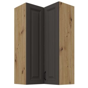 Skrinka do kuchyne Stilo grafit matná/artisan 60×60 GN-108 2F (90°)