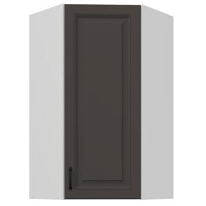 Skrinka do kuchyne Stilo grafit matná/biely 60×60 GN-108 1F (45°)