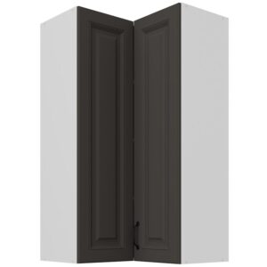 Skrinka do kuchyne Stilo grafit matná/biely 60×60 GN-108 2F (90°)