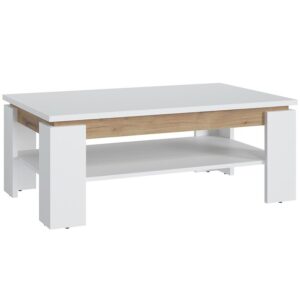 Stolík Calabria Rvt24 Dub Coast Evoke /Biela Alp