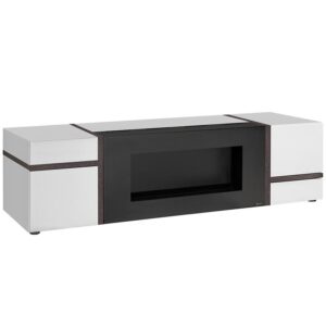 TV stolík Cross Perla/Biela/Biokrb