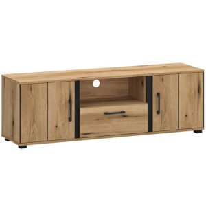 TV stolík Kendal B  2d1s Light + Black