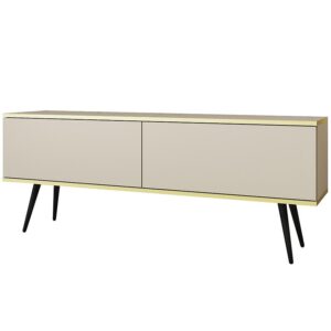TV stolík Oro 135 Bez+ Čierne nohy
