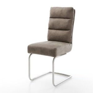 Jedálenská stolička Pela-Flex mikrovlákno taupe vintage jedálenská