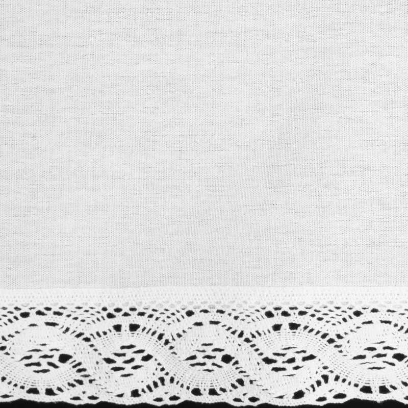 ArtFir Krátka záclona VINCE P | biela 150 x 60 cm – Obrázok 3