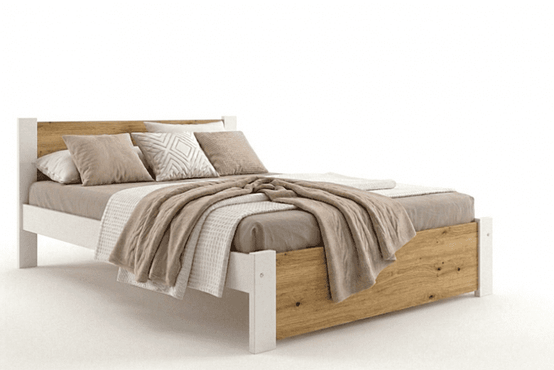 Elvisia Posteľ DEA s roštom | 90 x 200 cm Farba: Biela / dub artisan – Obrázok 14