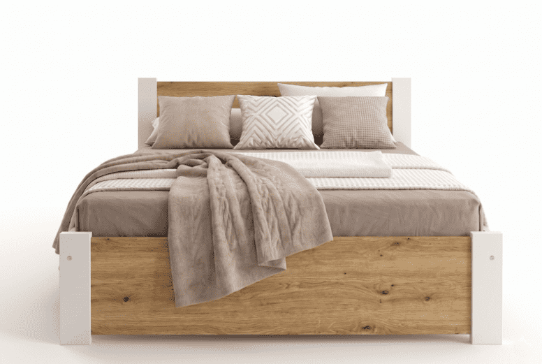 Elvisia Posteľ DEA s roštom | 90 x 200 cm Farba: Biela / dub artisan – Obrázok 11
