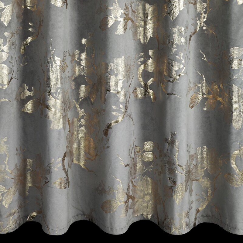 ArtFir Záves CELIA P | sivá/šampaň 140 x 270 cm – Obrázok 5